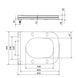 Сидіння для унітаза (Tern 490) 435x344x50 мм, Matt Black, з мікроліфтом, Slim Duroplast, Quick Release QTSC179MB47354 Qtap SD00053478 фото 2