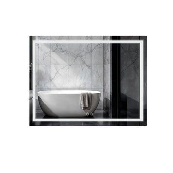 Дзеркало Qtap Mideya (DC-F613) 700х500 з LED-підсвічуванням Touch, з антизапотіванням, димером QT2078NCF7050W SD00054142 фото