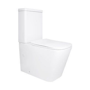Унітаз підлоговий Qtap Stenava Rimless безобідковий з сидінням Soft-close WHITE QT27228303W SD00052621 фото