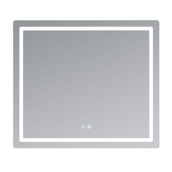 Дзеркало Qtap Mideya (MI2) 800х700 з LED-підсвічуванням Touch, з антизапотіванням, з димером, рег. яскравості QT2078NCF807048476 SD00054600 фото