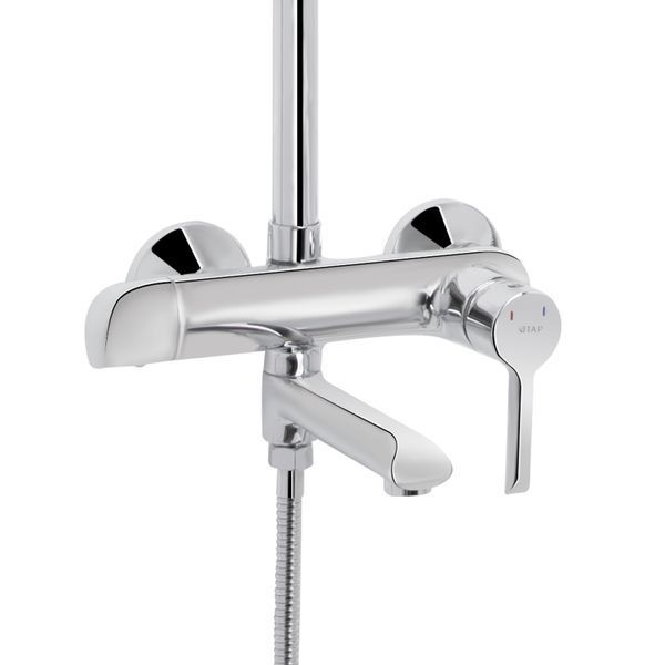 Душова система універсальна Qtap Grand на три споживачі (з виливом) QTGRACRM1004 Chrome SD00039604 фото