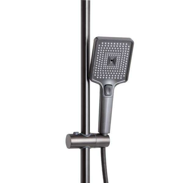 Душова система універсальна Qtap Presto на три споживачі (з виливом) QTPRE111GRP45585 Graphite SD00051709 фото
