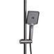 Душова система універсальна Qtap Presto на три споживачі (з виливом) QTPRE111GRP45585 Graphite SD00051709 фото 5
