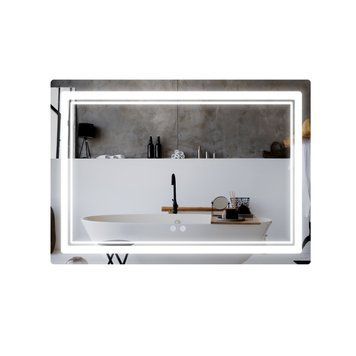 Дзеркало Qtap Cardinal (CA2) 1200х800 з LED-підсвічуванням Touch, з антизапотіванням, з димером, рег. темп. кольору (3000-6500K) QT0478C1208048454 SD00054578 фото