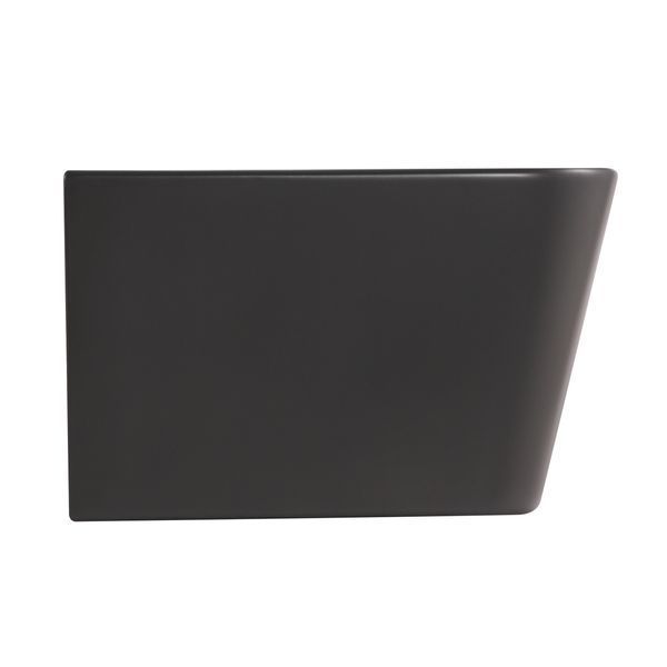 Біде підвісне Qtap Tern 520x350x330 мм, Anthracite QT17551303GAN SD00054292 фото