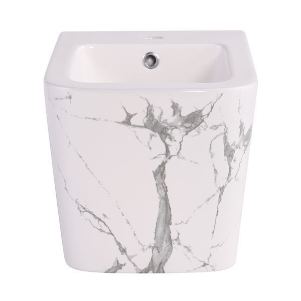 Біде підвісне Qtap Tern 520x350x330 мм, Marble QT17551303GMR SD00054295 фото
