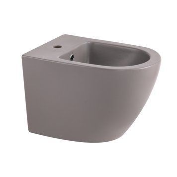 Біде підвісне Qtap Robin 515x370x350 мм, Stone grey QT13551381GSG SD00054285 фото