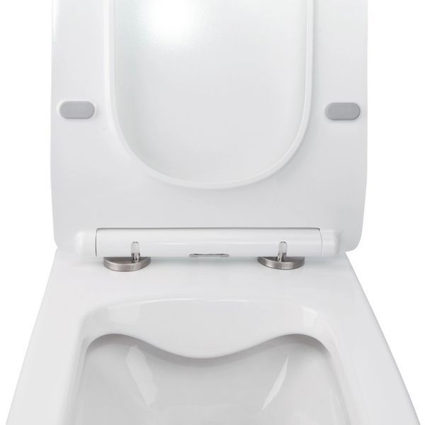 Готове рішення Qtap для ванної кімнати: підвісний унітаз Crow Rimless 520х360х290 + комплект інсталяції Nest 4 в 1 (лінійна клавіша White) SD00042986 фото