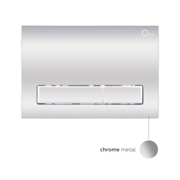 Готове рішення Qtap для ванної кімнати: підвісний унітаз Swan Rimless 520х360х320 + комплект інсталяції Nest 4 в 1 (лінійна клавіша Chrome) SD00042992 фото