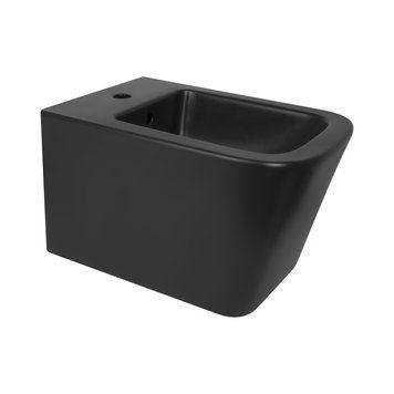 Біде підвісне Qtap Tern New 515x350x320 мм Matt Black QT17551303GMB SD00052588 фото