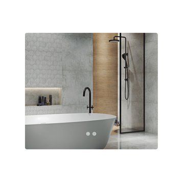 Дзеркало Qtap Taurus (TA2) 1200&times;800 мм з LED-підсвічуванням Touch, з антизапотіванням, з димером, рег. темп. кольору (3000-6500K) QTTAU120080048960 SD00055084 фото