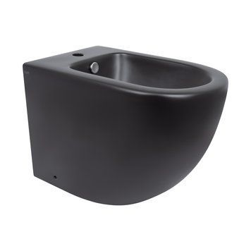 Біде підлогове Qtap Robin 565x360x405 Matt black QT13442141CMB SD00043834 фото