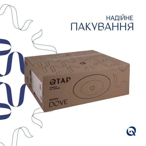 Раковина-чаша Qtap Dove 415x340x140 White QT06116062AW SD00052907 фото