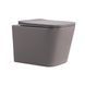Унітаз підвісний Tern Ultra Quiet 490&times;365&times;325 мм, Stone Grey, з сидінням Slim Duroplast / Soft-close / Quick Release QT17332303ASSG Qtap SD00054289 фото 1