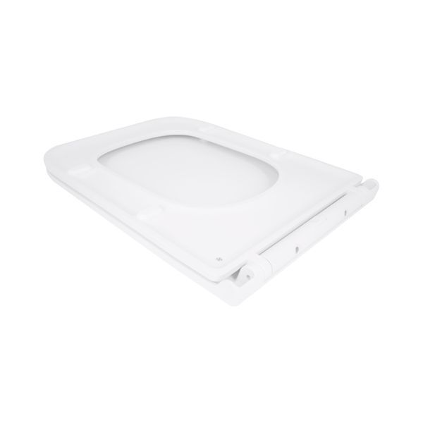 Сидіння для унітазу Qtap (Gemini 520) 448x357x38,5 мм, White, з мікроліфтом, Slim Duroplast, Quick Release QTSC179W49386 SD00055510 фото