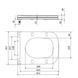 Сидіння для унітазу Qtap (Gemini 520) 448x357x38,5 мм, White, з мікроліфтом, Slim Duroplast, Quick Release QTSC179W49386 SD00055510 фото 2