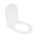 Сидіння для унітазу Qtap (Taurus 490) 422x360x30 мм, White, з мікроліфтом, Slim Duroplast, Quick Release QTSC179W49383 SD00055507 фото 3