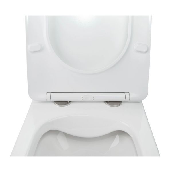 Готове рішення Qtap для ванної кімнати: підвісний унітаз Tern Rimless 490x340x350 + комплект інсталяції Nest 4 в 1 (кругла клавіша Chrome) SD00043022 фото