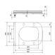 Сидіння для унітаза Qtap (Tern) з мікроліфтом Slim QT99HXU10W SD00046073 фото 2
