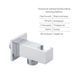 Комплект для душу Qtap Stenava Chrome: Змішувач QTST6245102DC + Лійки (QTRUC125CRM45954,QTHLA107CRM45784) + Шланг QTHADPVC200C + QTCRMBH130 SD00053671 фото 7